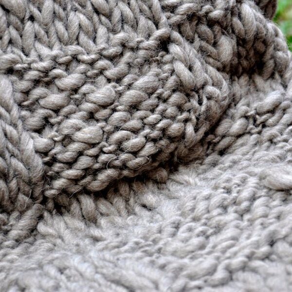 Thick Cable Knit Throw Blanket
