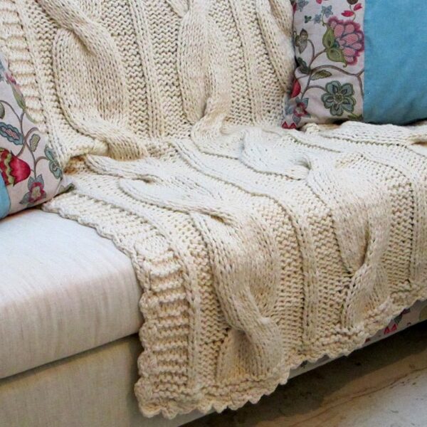 Sweater Pattern Textured Throw